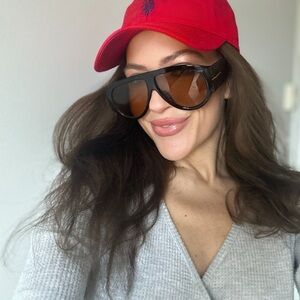 Black Sunglasses with Amber Lenses - Unisex sunglasses